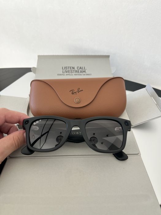 Ray-Ban Wayfarer RW4006 — оригінал, поляризовані лінзи, Matte Black
