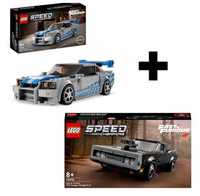 LEGO Speed champions 76917 Nissan SkyLine GTR R34 + LEGO 76912 Dodge