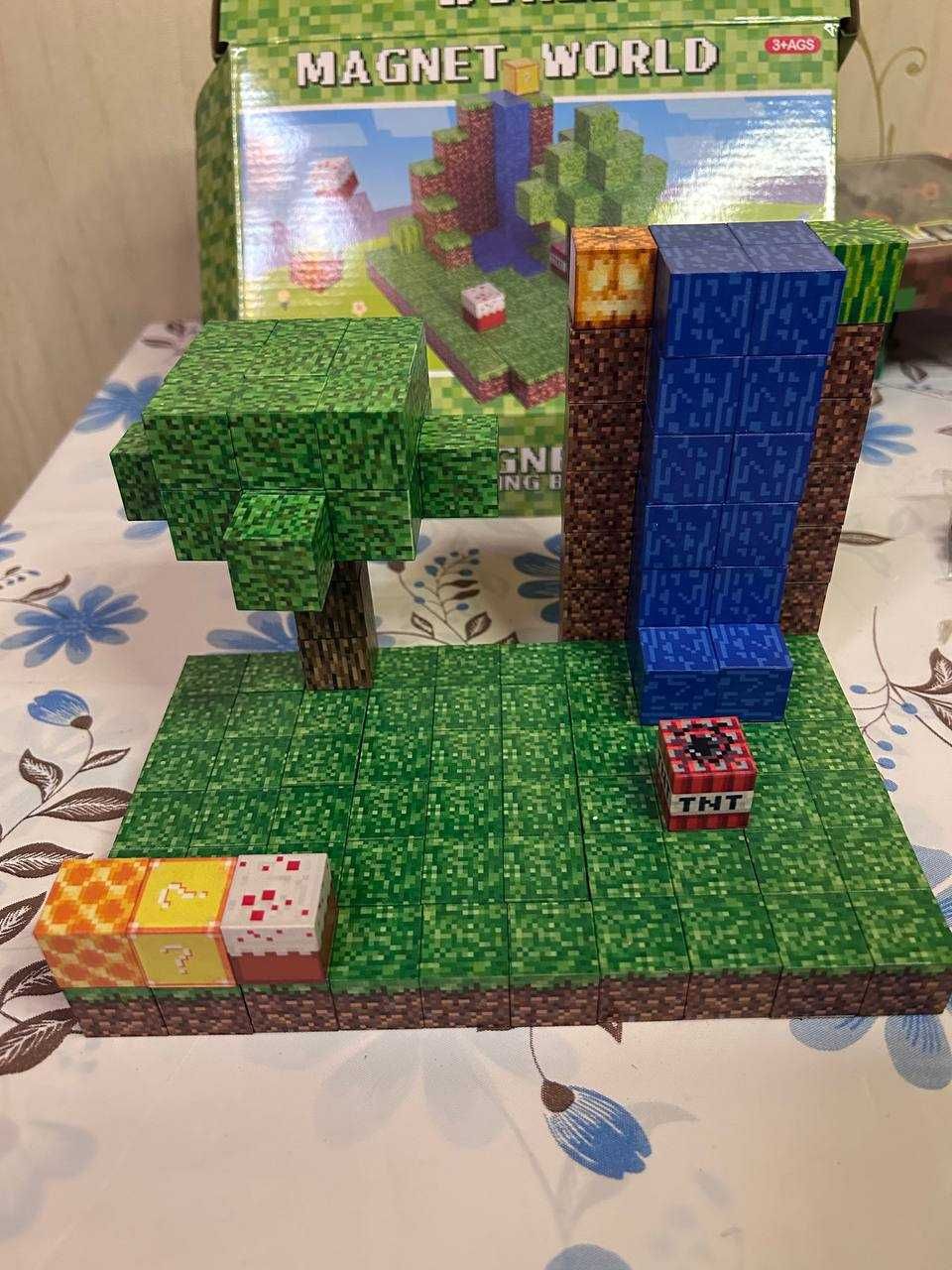 Minecraft набір магнітних кубів