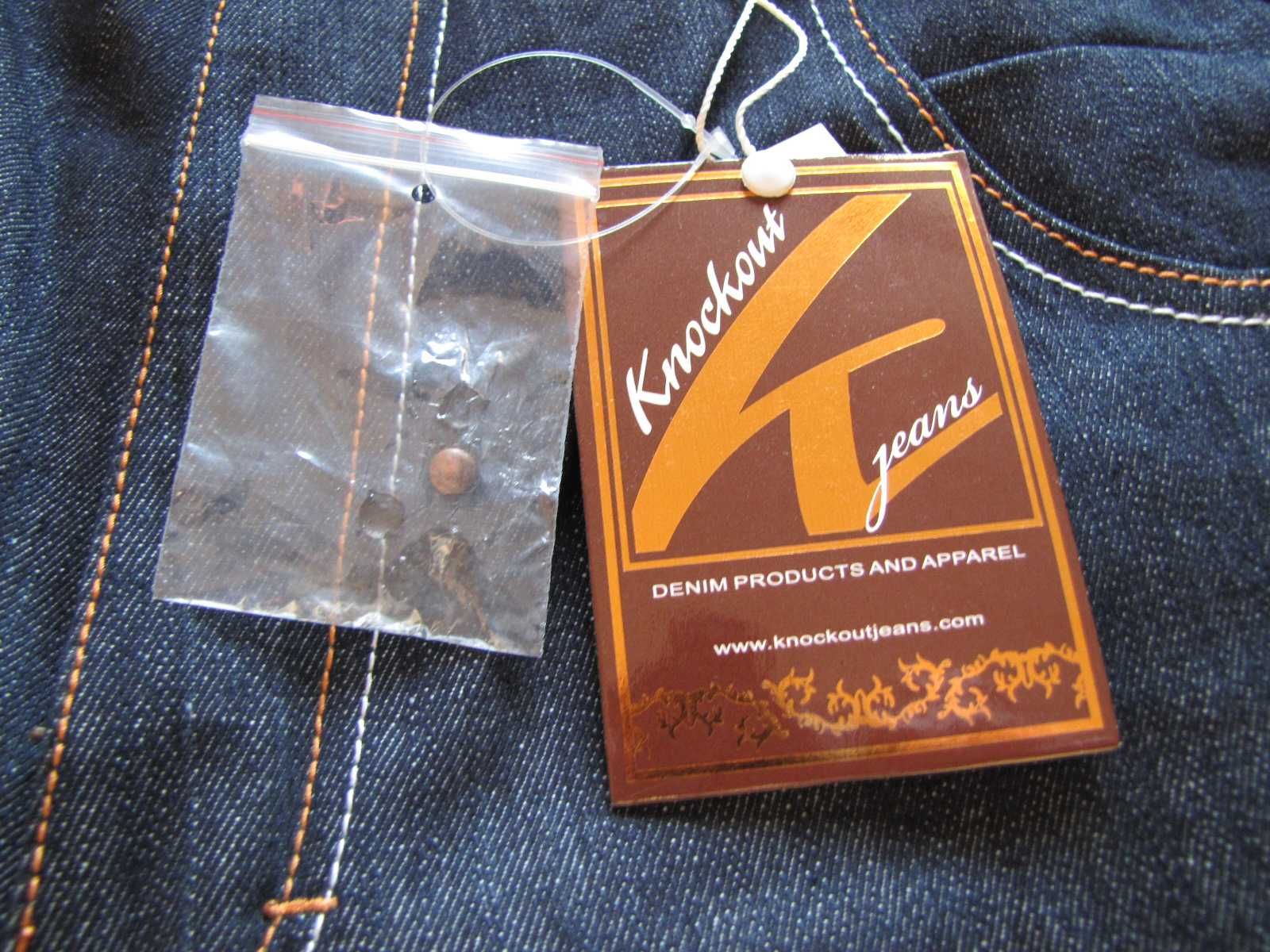 Szorty Vintage Knockout Y2K Baggy Retro Hiphop Jorty Haft Y2K Skate 38