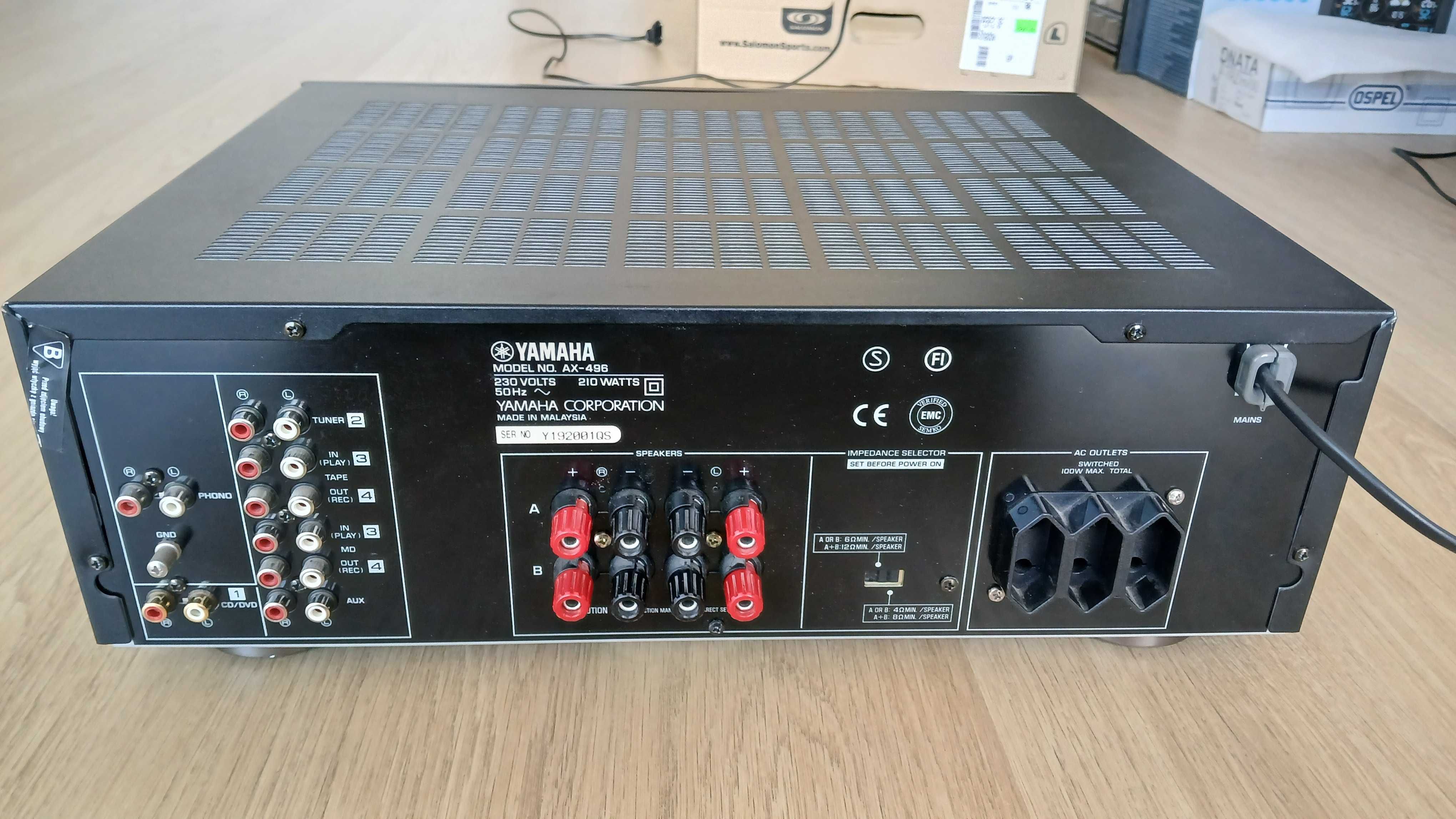 Wzmacniacz stereofoniczny YAMAHA AX-496