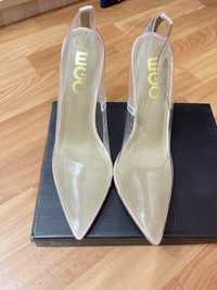 Прозрачные туфли фирма EGO ( Англия) размер 38