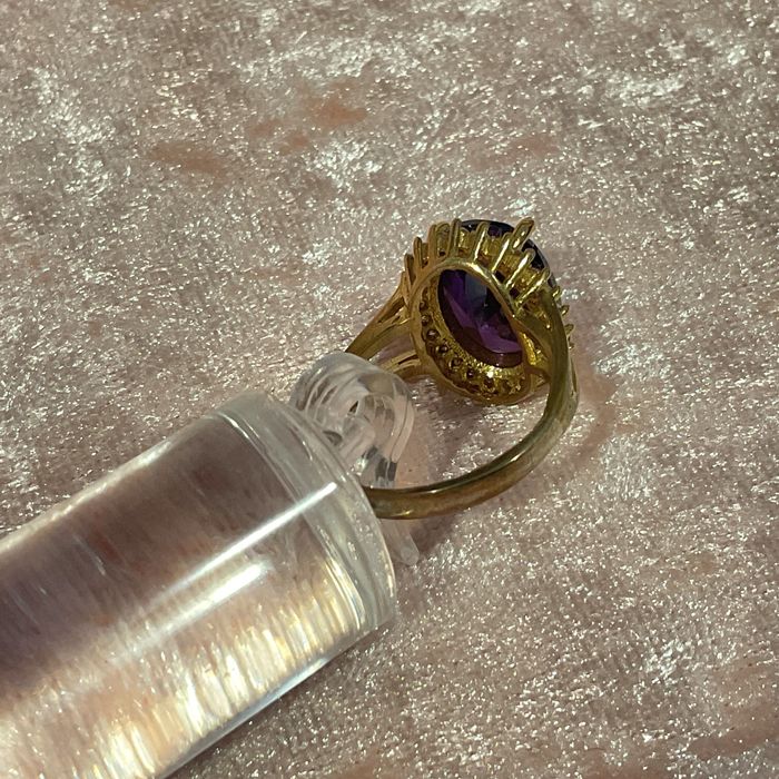 Anel em prata 925 com banho de ouro T,20 mm/ Mais anúncios abaixo