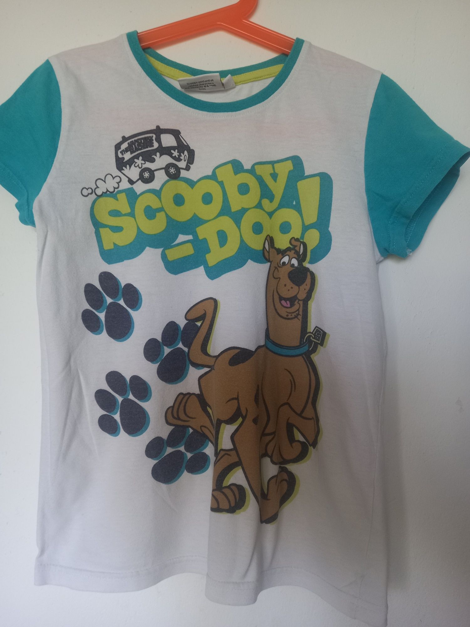 Koszulka T-shirt Scooby-Doo roz 122 cm Vintage 7 lat