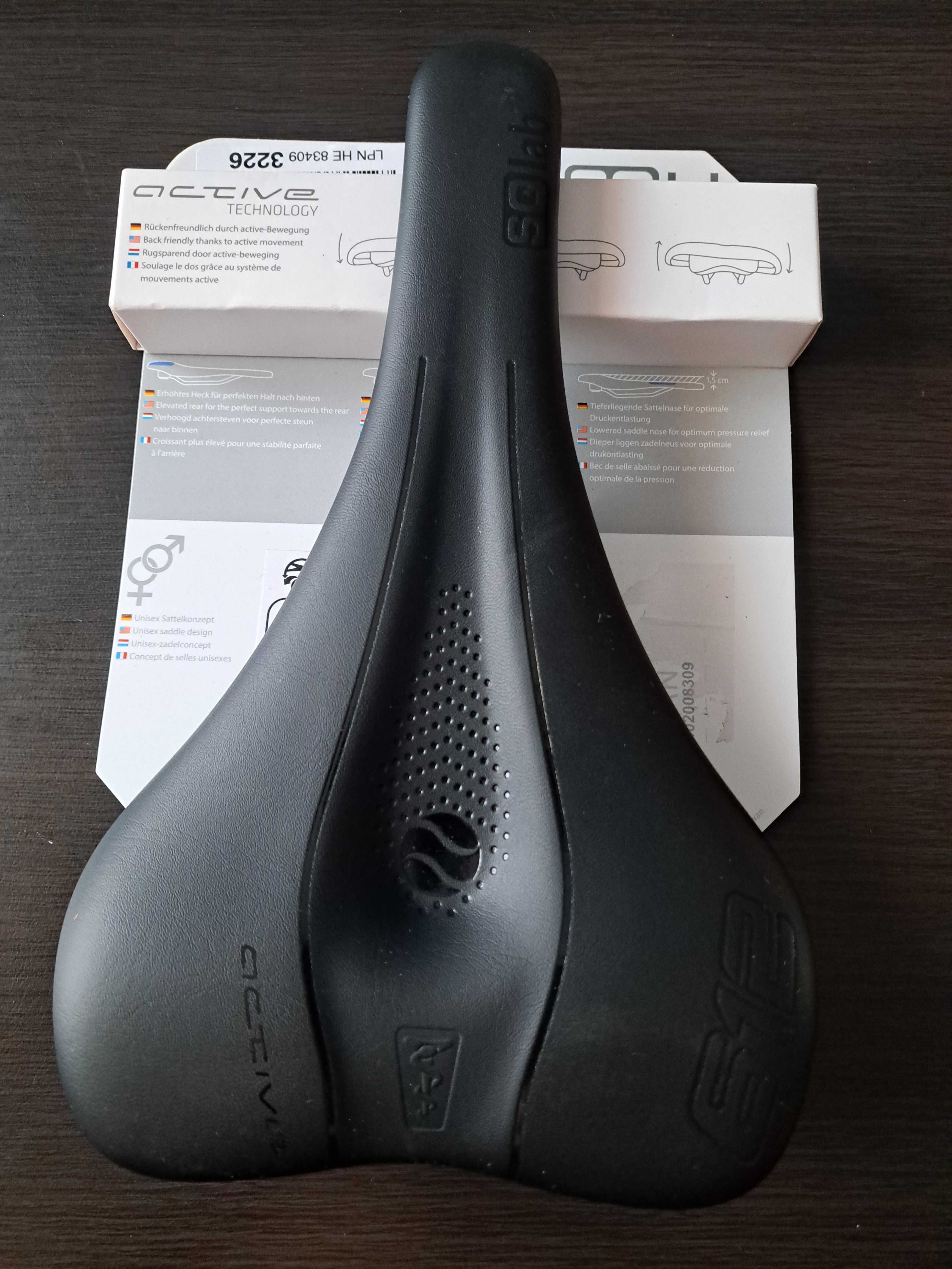 Siodełko SQlab 612 Ergowave 16 cm active