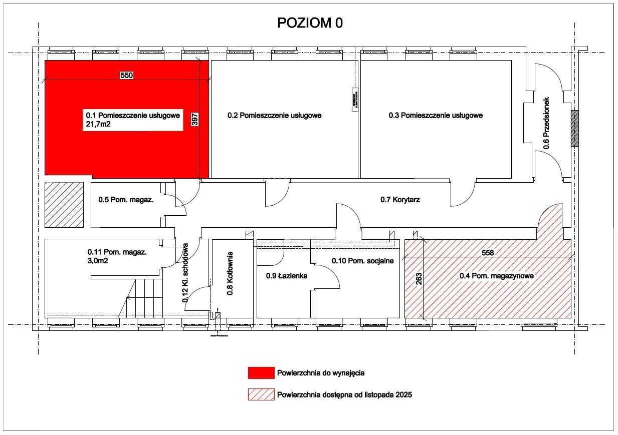 Lokal biurowo-usługowy ul. Rzeszowska