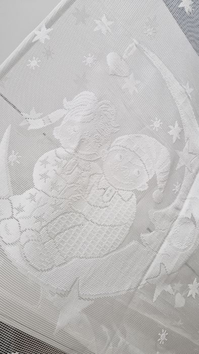 Firany dziecięce firanka ksieżyc gwiazdy gwiazdki firana firanki duże