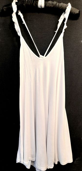 komfortowa koszulka nocna sukienka mini wiskoza lato 34 xs 36 s