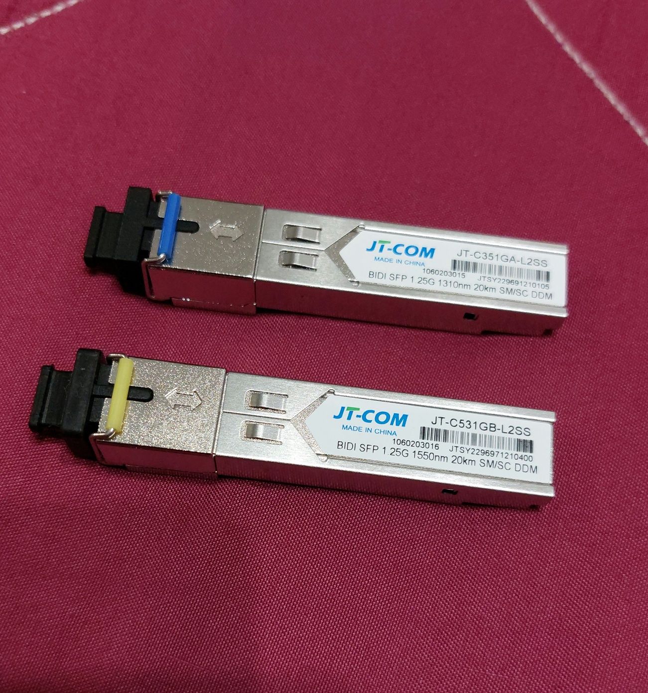 JT-COM SFP SC 20 kms Bidireccional