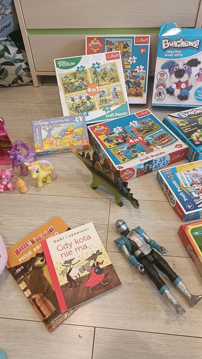 Zabawki gry puzzle lalki mix