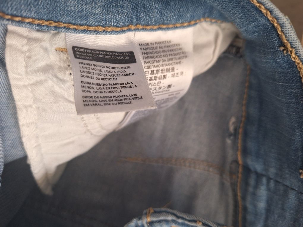 Jeansy levis mile high super skinny w26 l32