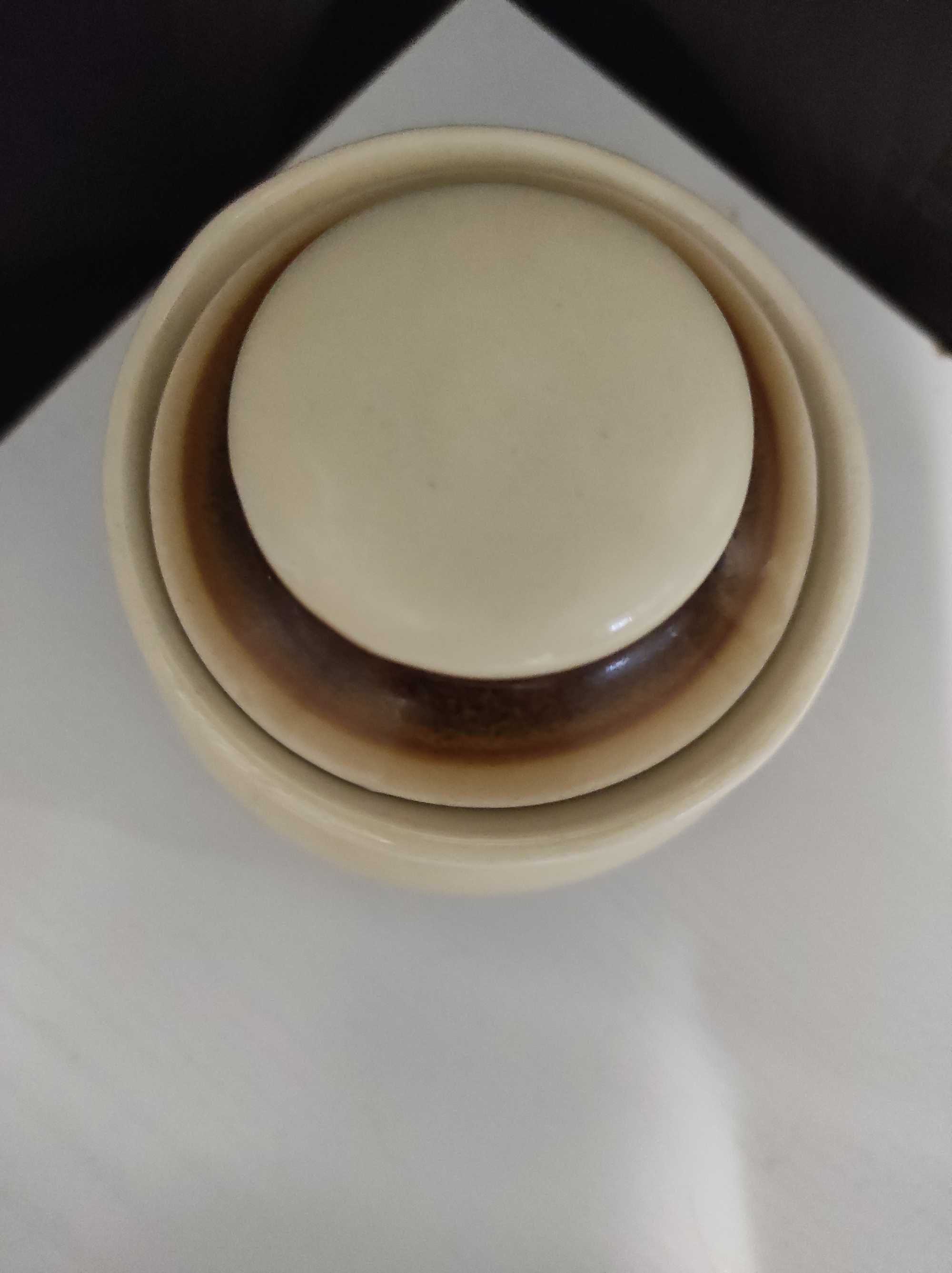 Cukiernica fason Dana, porcelit Pruszków PRL, Nowa