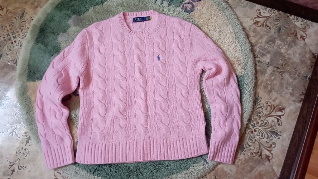 Брендовый Кашемировый свитер POLO RALPH LAUREN. Новый!Размер M.