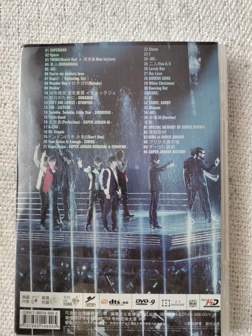 Płyta DVD - Koncert Super Show 4. K-pop.