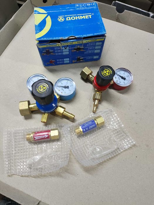 Редуктор кисневий БКО-50ДМ, Редуктор пропановий БПО-5ДМ + клапана 2 шт