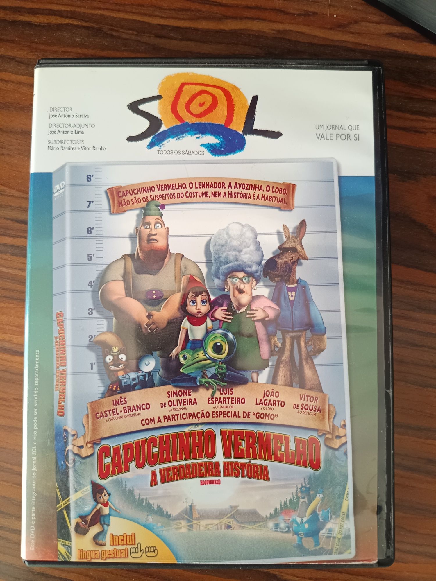 DVD capuchinho vermelho
