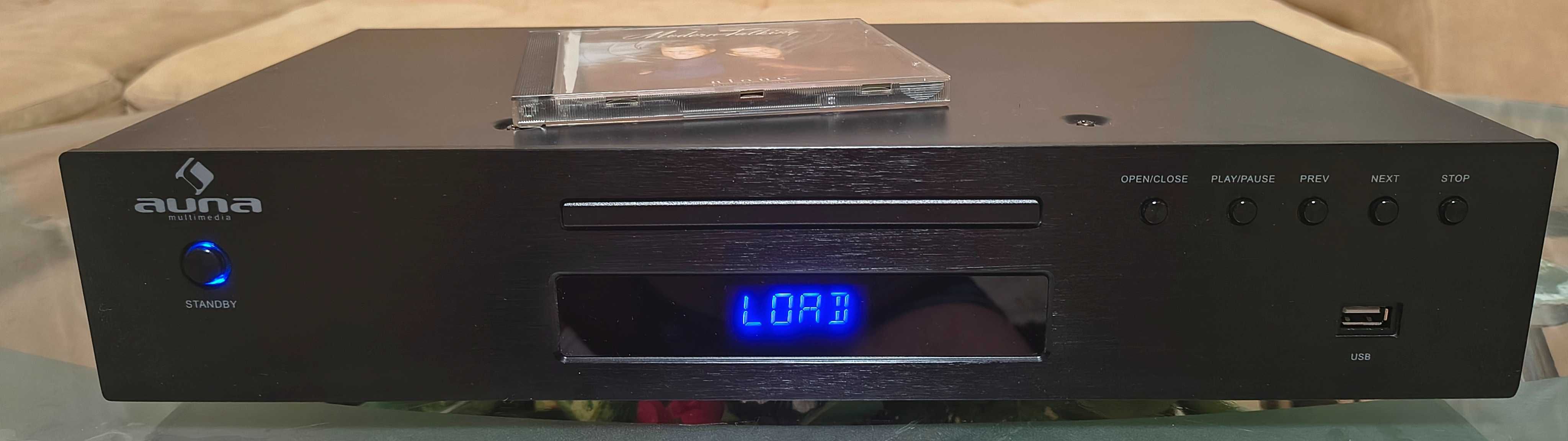 CD проигрыватель AUNA AV2-CD 509 Hi-Fi Black/CD,MP3,Optical/,Germany