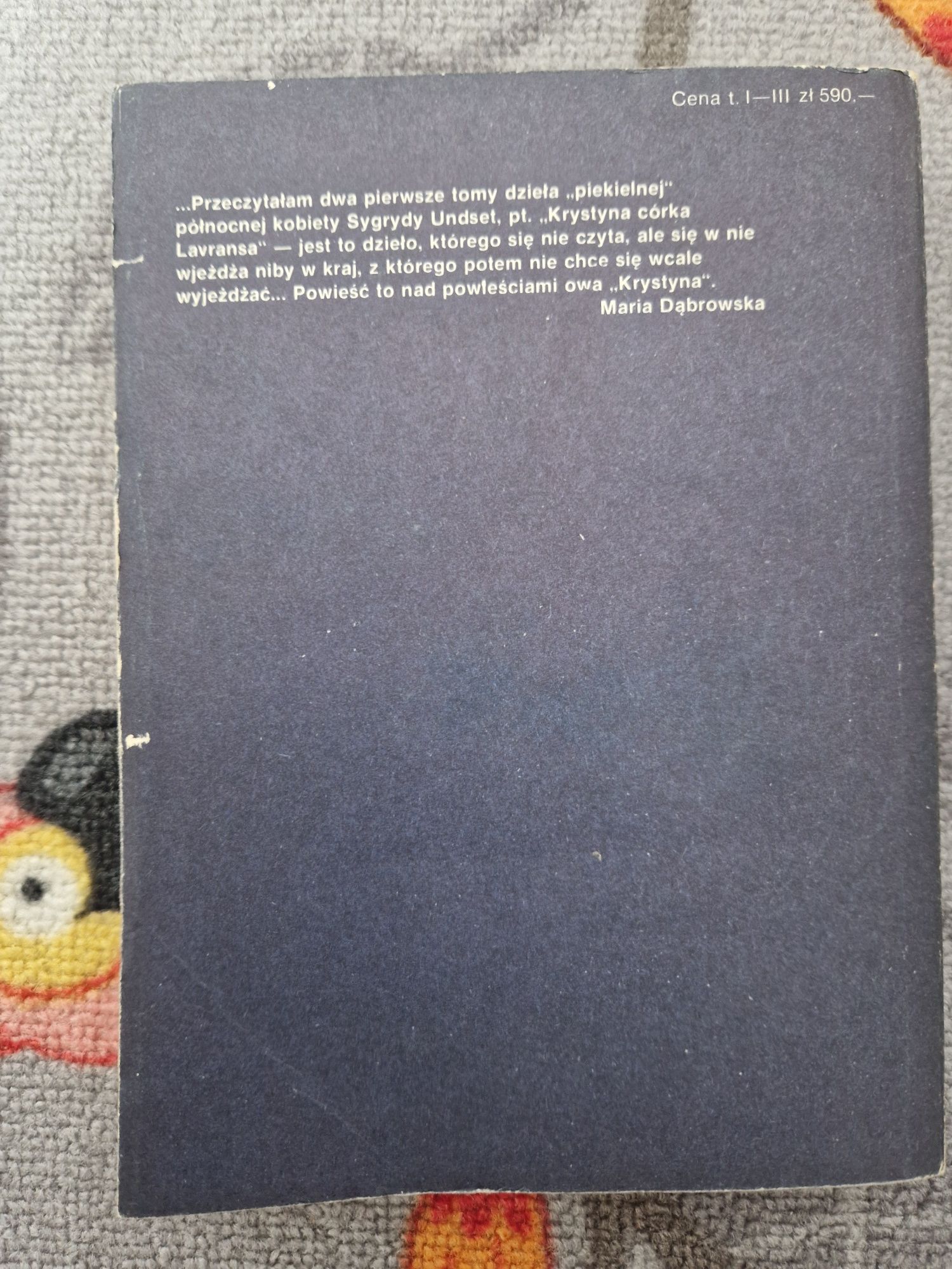 Krystyna córka Lavransa tom II
Sigrid Undset
