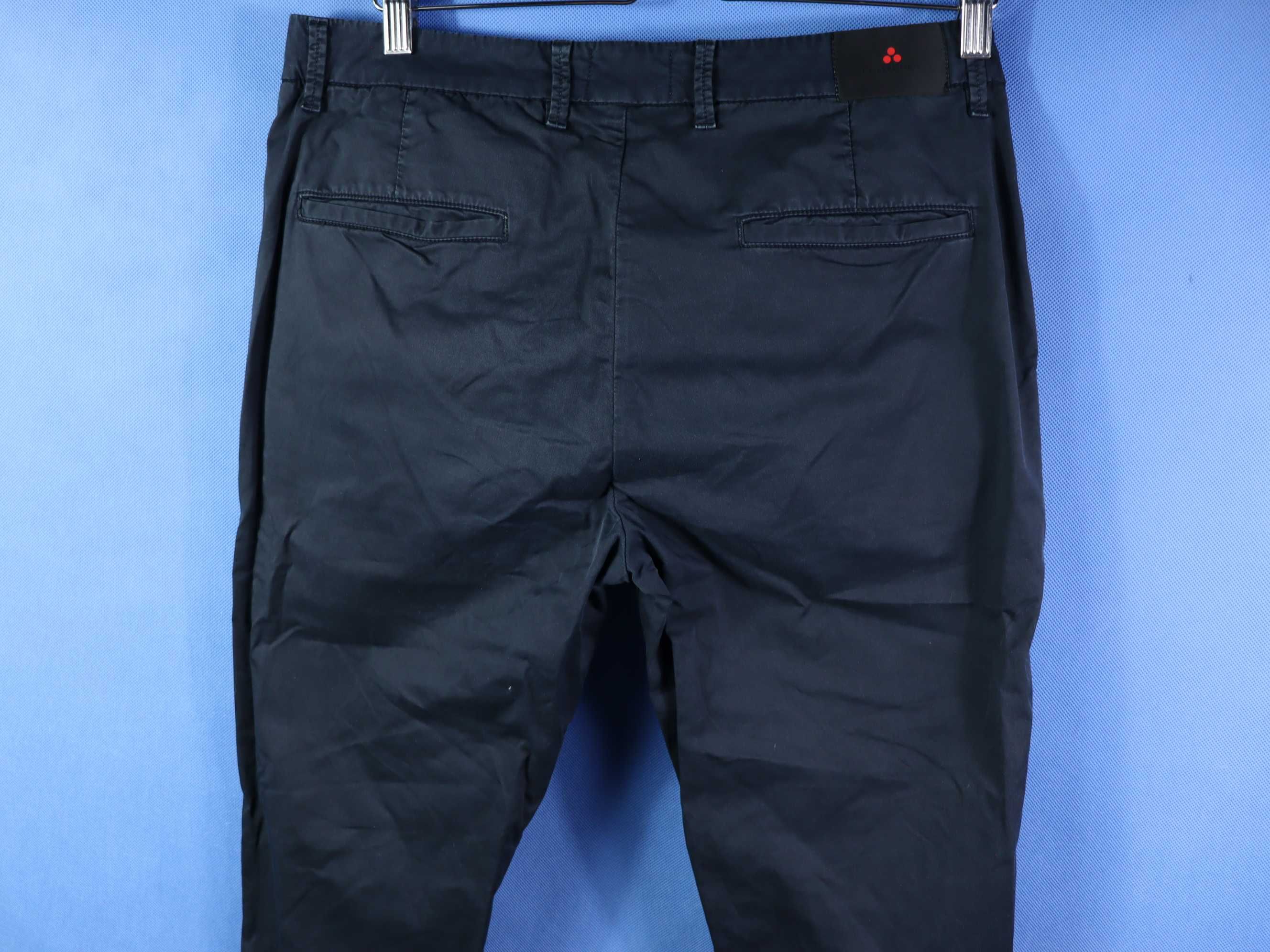 Peuterey Flavius made in Italy spodnie męskie sportowe chino navy W34