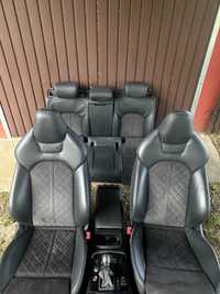 FOTELE AUDI A6 C7 4G S6 S7 RS6 RS7 Recaro Alcantara Tapicerki EU