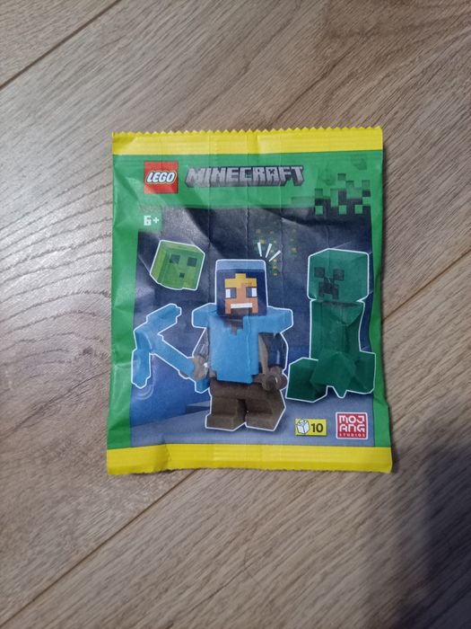 LEGO Minecraft 662508 minifigurki Diamentowy Bohater+Creeper+Szlam