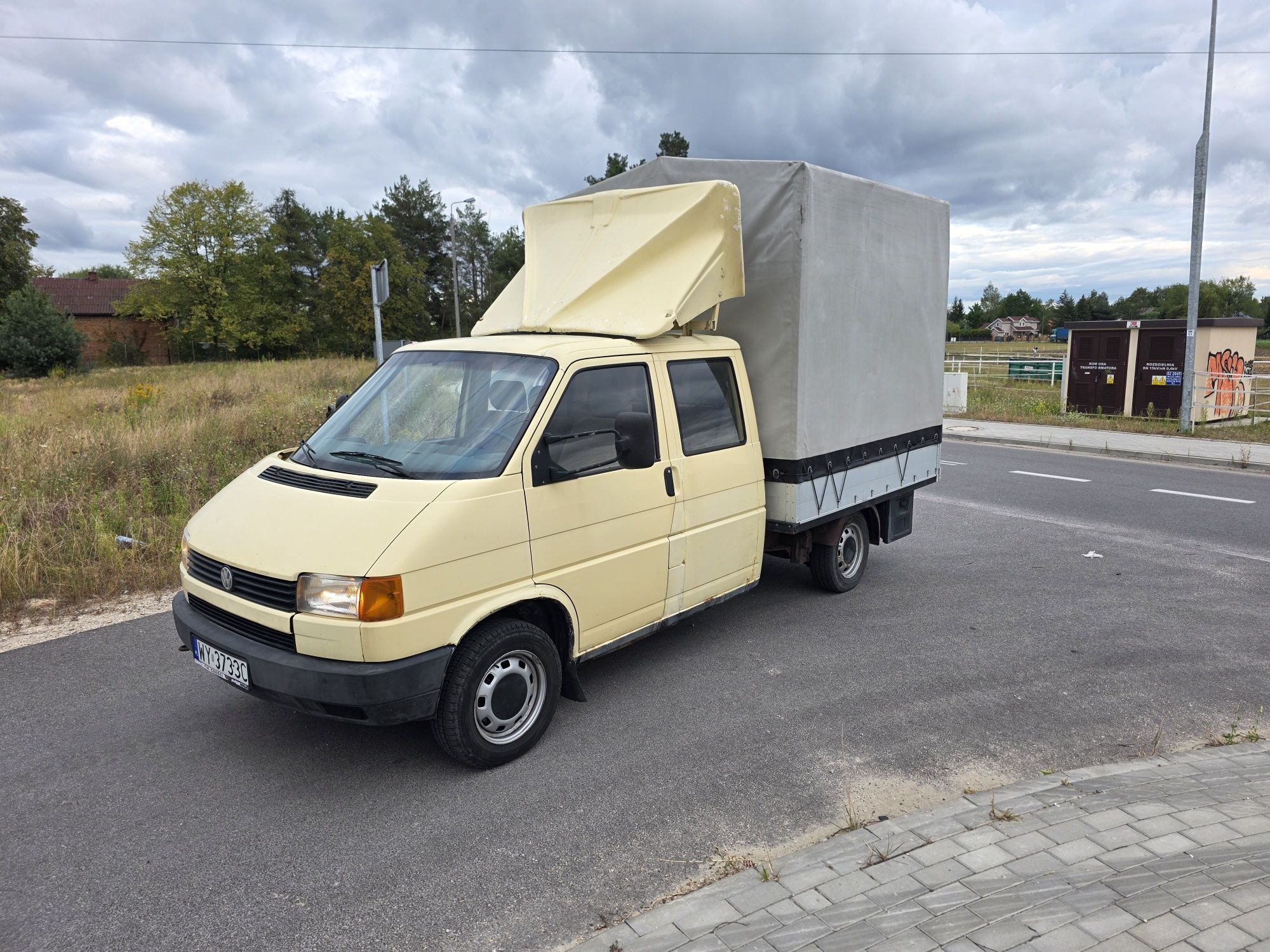 Volkswagen t4 2.4d Skrzynia z Plandeka Regulowana/Zamiana/super Stan
