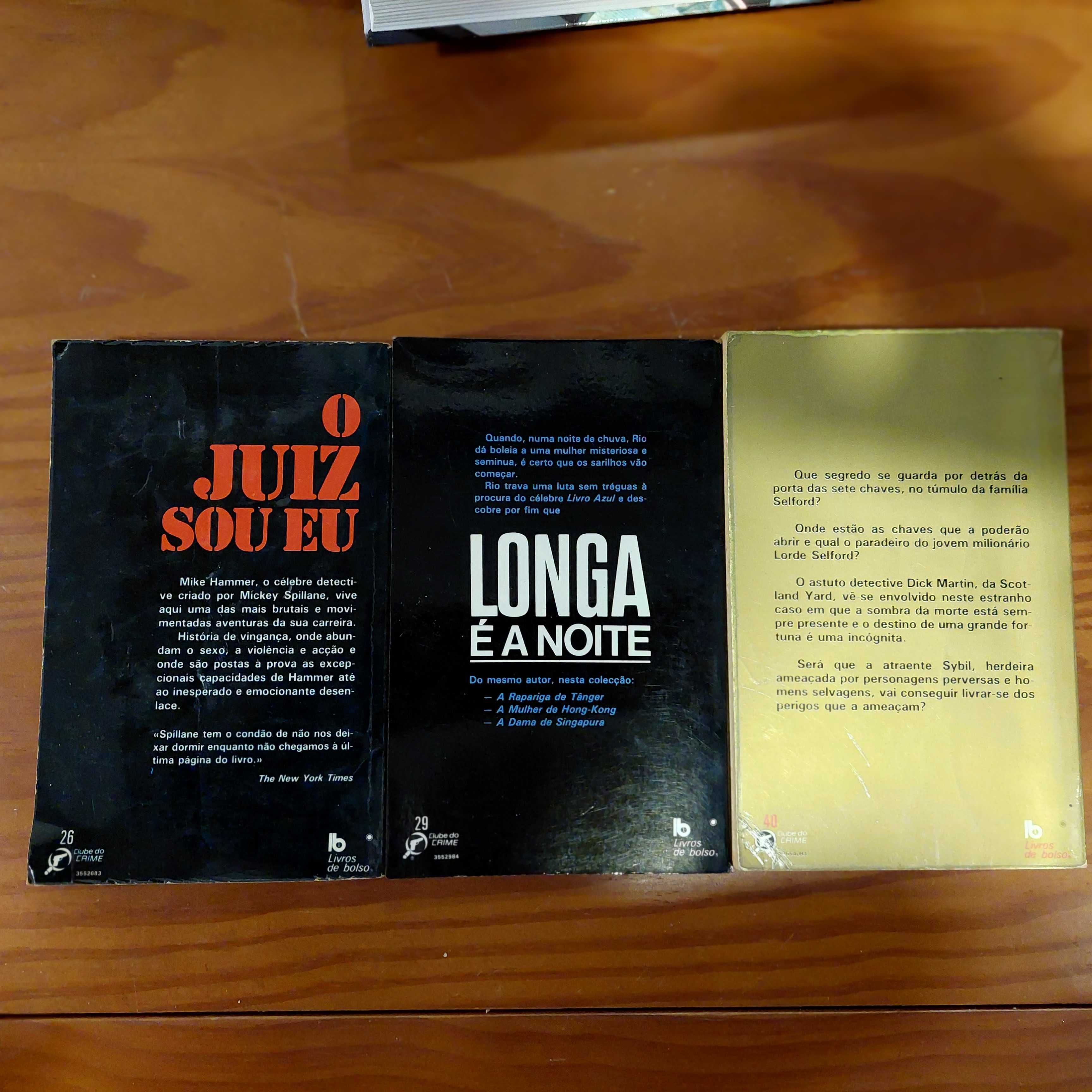 Livros da Coleção "Clube do Crime"