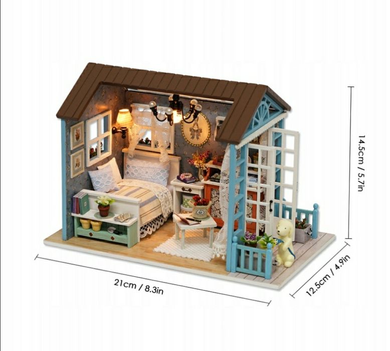 DIY miniaturowy domek dla lalek ZESTAW