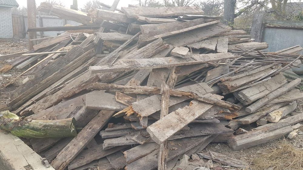 Дрова змішаних порід, дошки на дрова