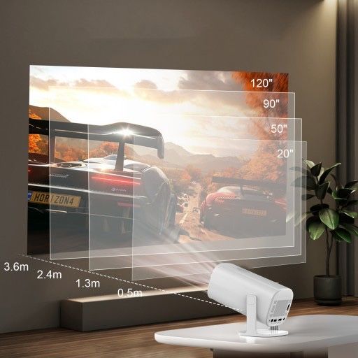 Projektor LED P30 biały nowy na prezent okazja!