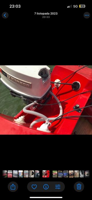 Sprzedam silnik zaburtowy 25 HP sprawny stopa ktorka