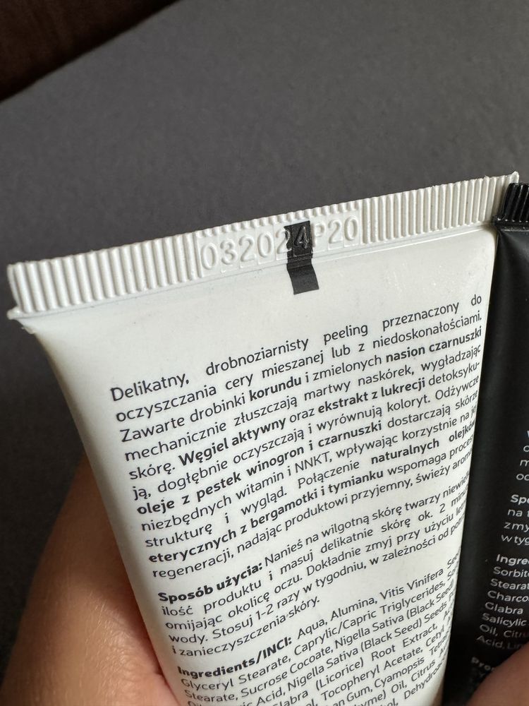 Duetus Sylveco maska maseczka i peeling kwas salicylowy węgiel oczyść