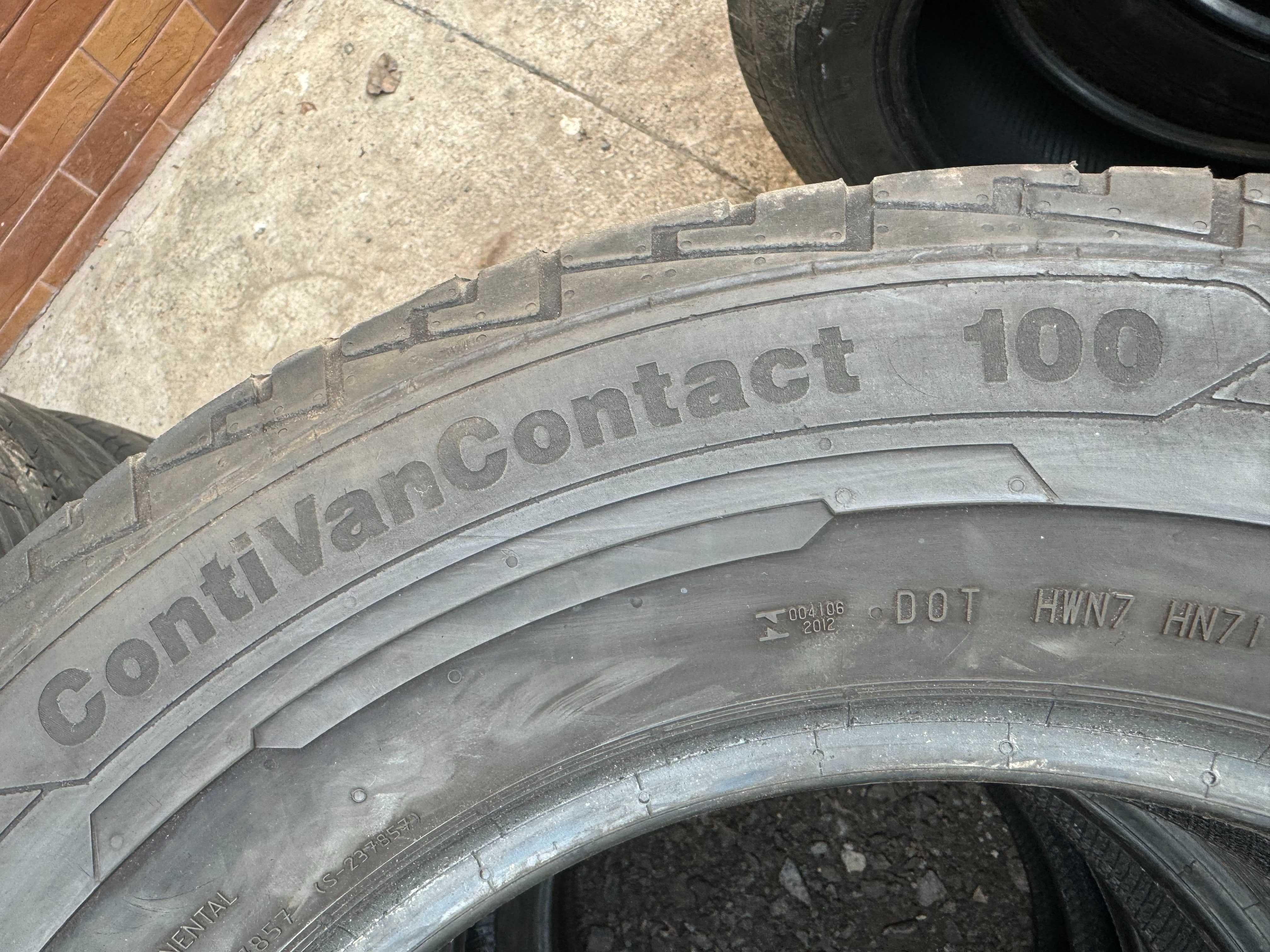 Шини CONTINENTAL 205/75 R16C ContiVanContact 100, літня гума, цешка