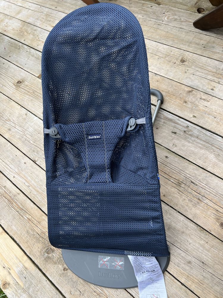 BABYBJORN  bujak lezak leżaczek BLISS MESH, Navy blue