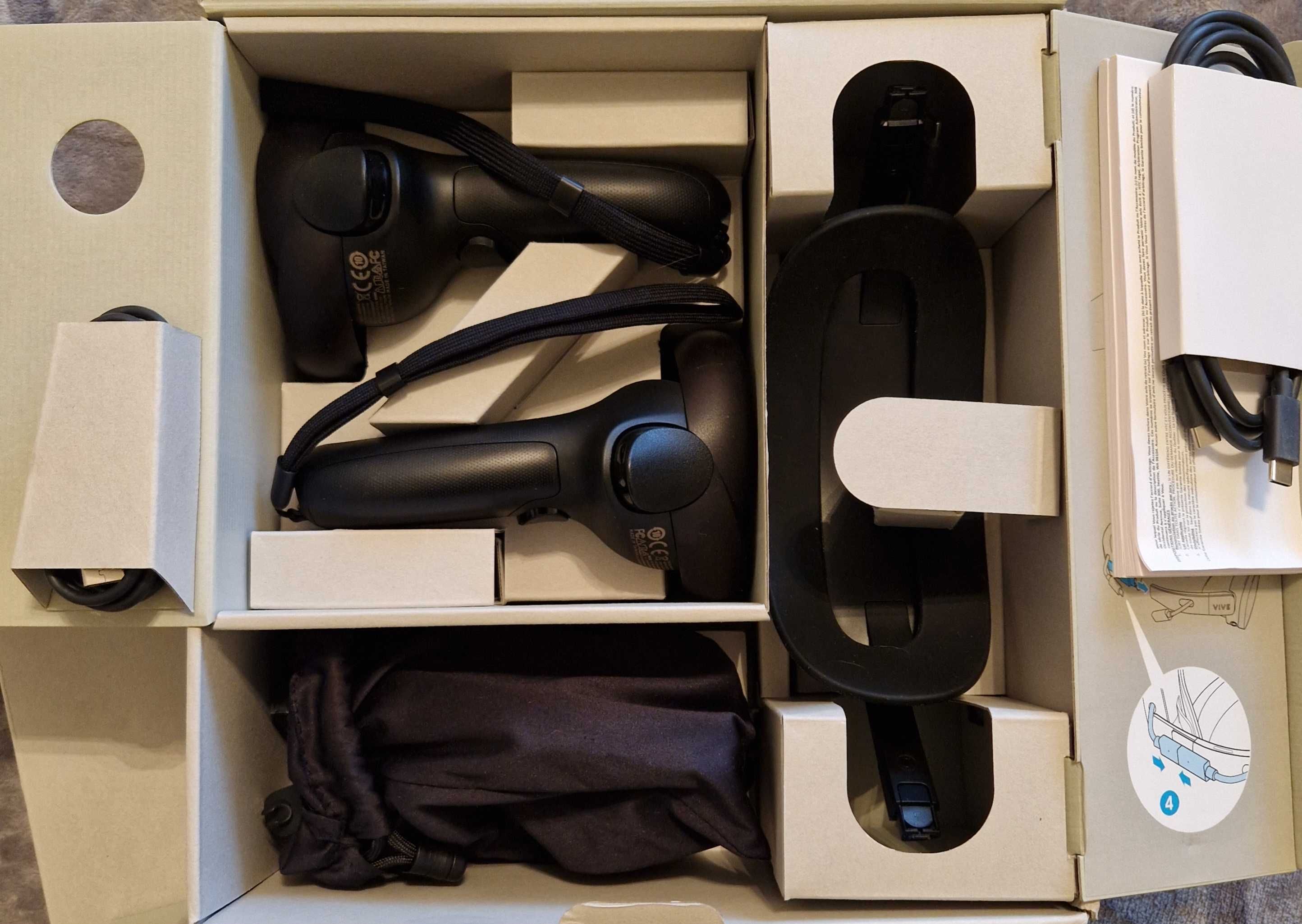 Gogle VR HTC VIVE XR Elite 3840 x 1920 90 Hz 6DoF 128 GB