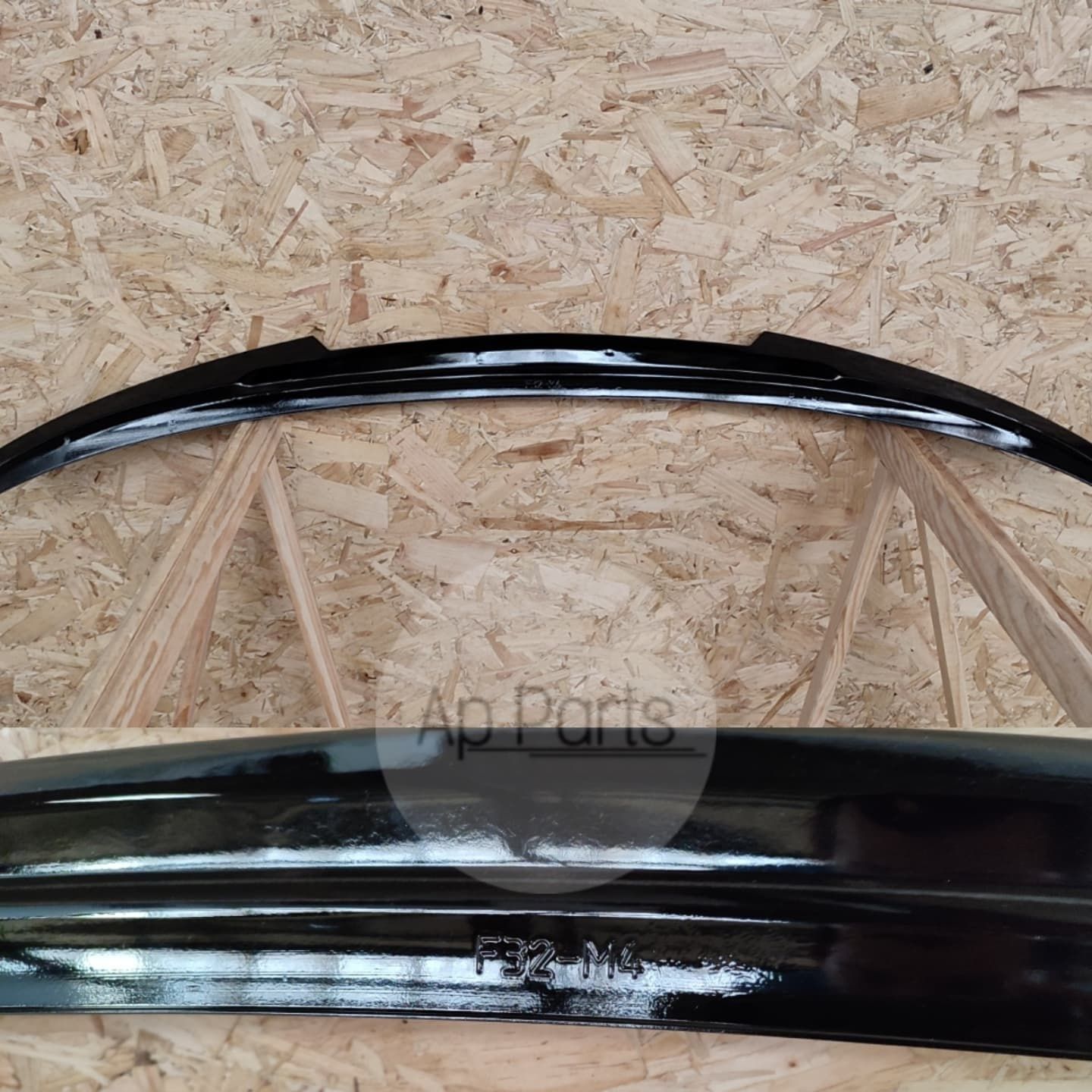 BMW F32 F36 Coupé Spoiler Aileron Mala Look M4 Preto Brilhante
