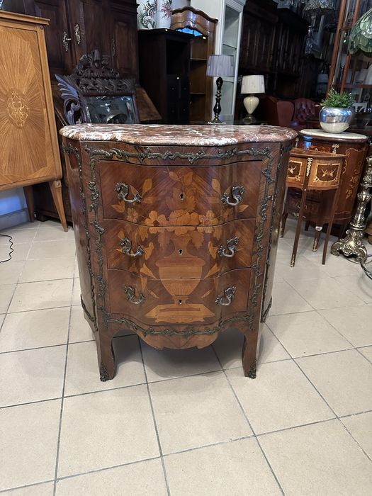 Komoda Antyk Intarsjowana Meble Stylowe Grodzisk Mazowiecki
