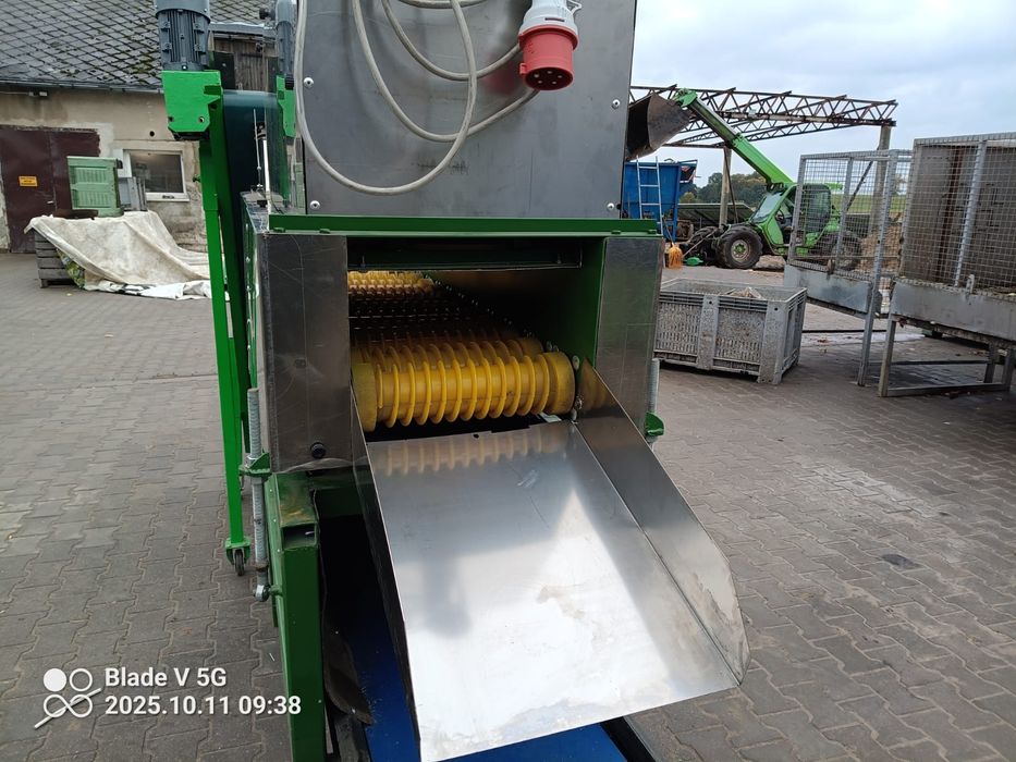 Linia , maszyna  do obierania cebuli , obdmuchiwarka