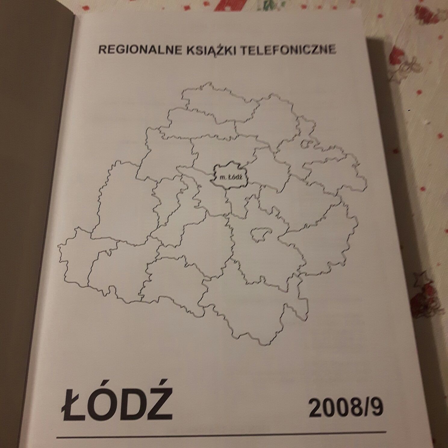 Książka telefoniczna Łódź 2008/9