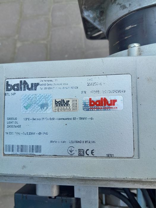 Palnik olejowy Baltur BTL149