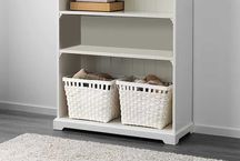 Cesto branco grande em álamo IKEA