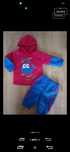 Dres niemowlęcy, bluza z kapturem, spodnie dresowe Pepco rozm. 62