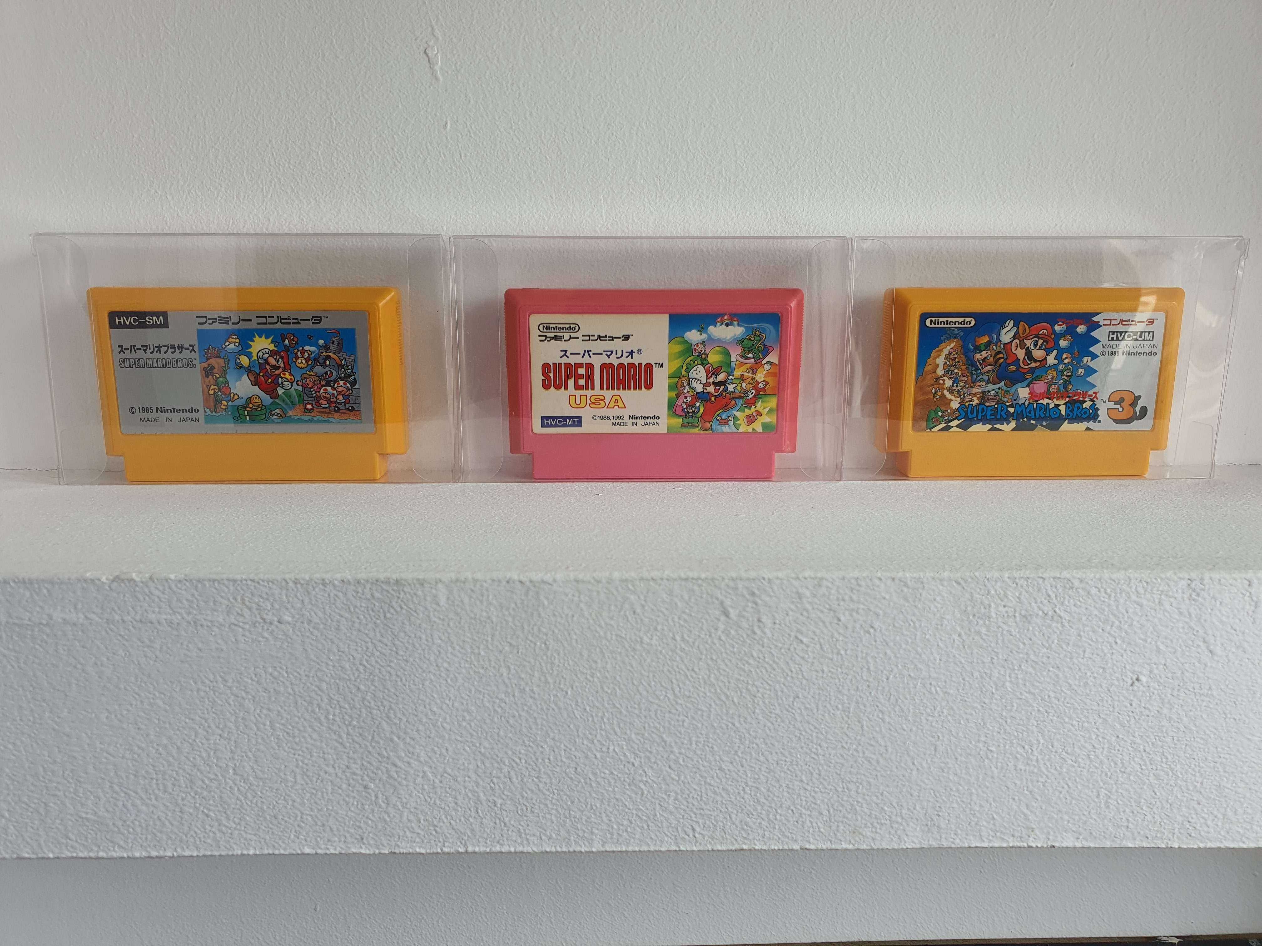 Conjunto Super Mario Bros. p/ Famicom (NES Japão)