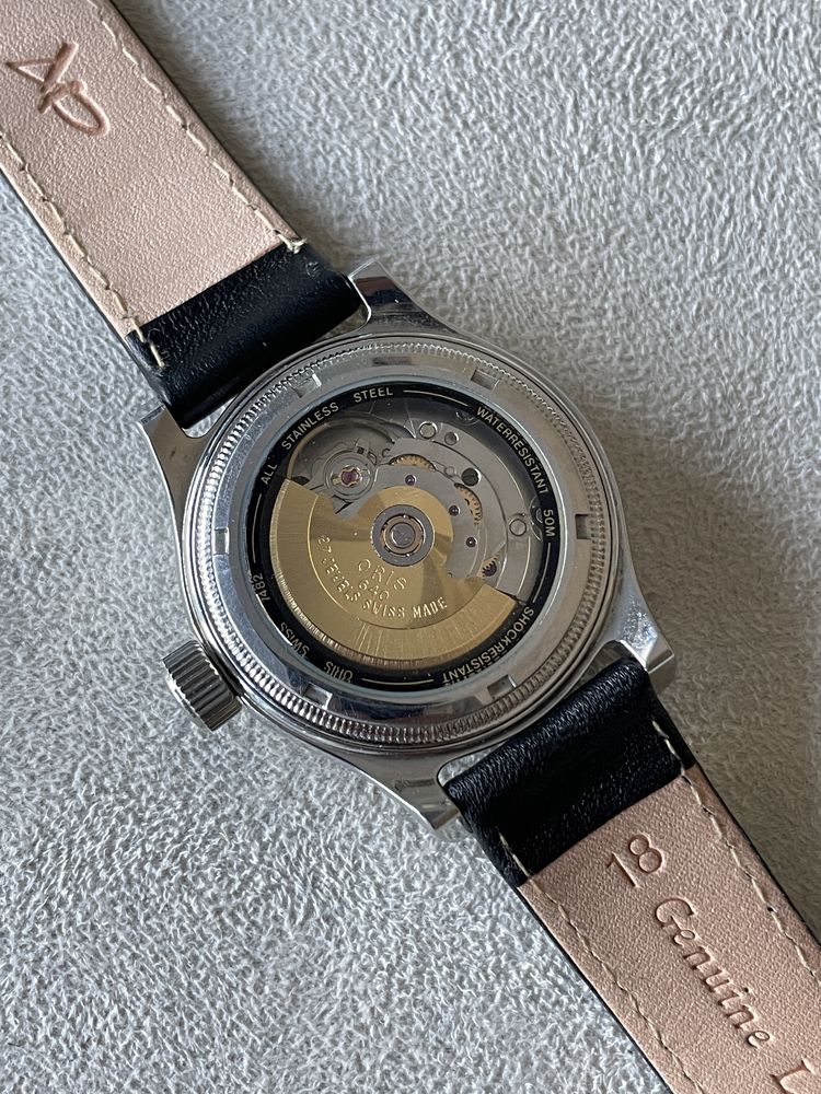 Zegarek Oris caliber 640 27 jewels shockresistant Swiss automat