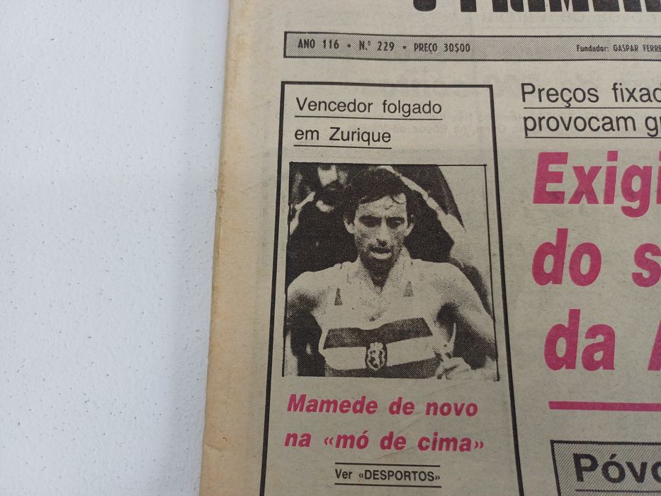 Lote 4 jornais: FERNANDO MAMEDE