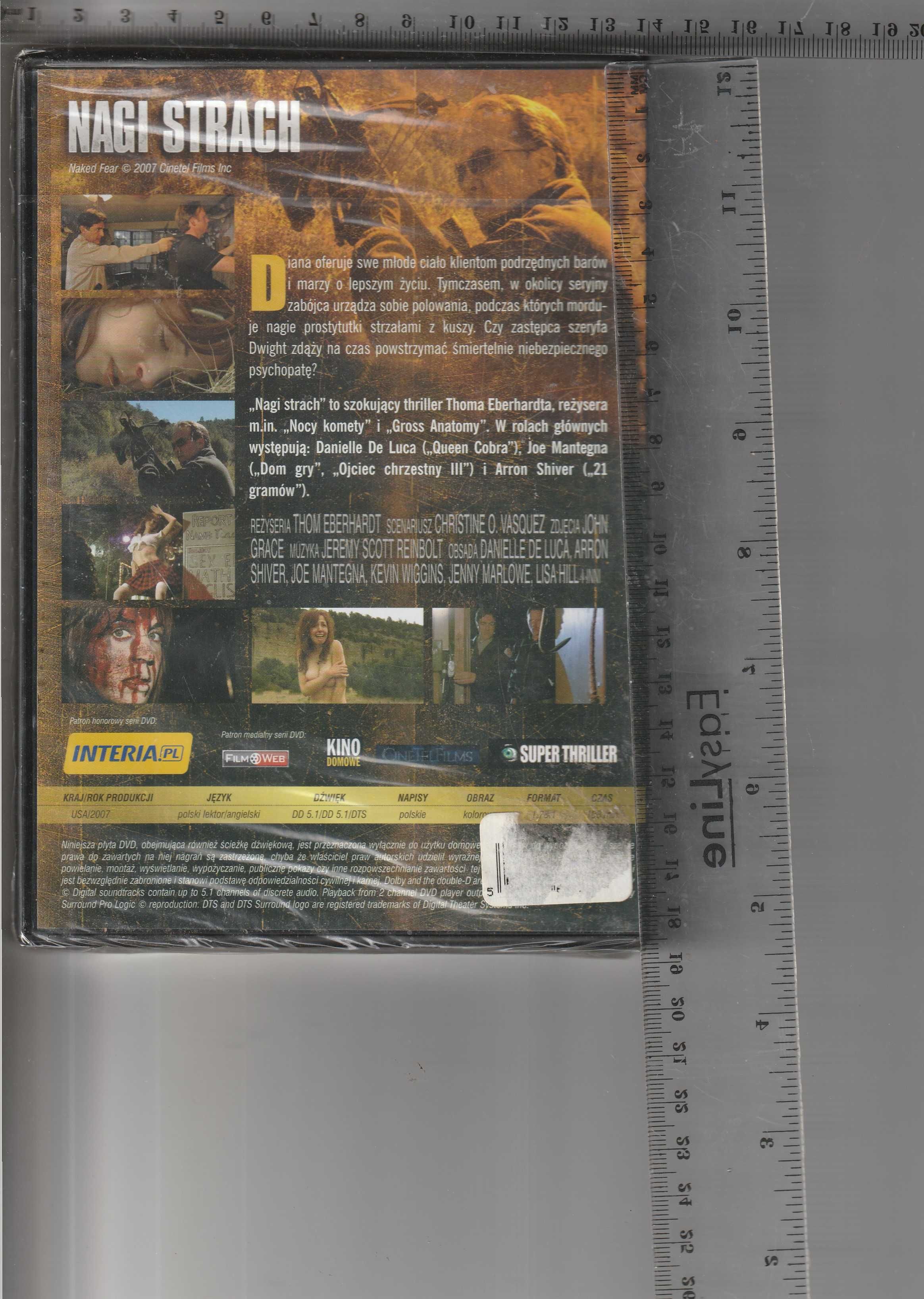 Nagi strach Joe Mantegna, J. Nathan Simmons, DVD