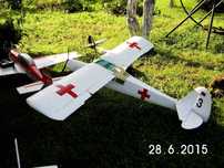 Model samolotu RC Fieseler Fi-156 Storch 2,4m