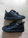 Adidasy Puma 27 na rzep czarne buty sportowe unisex chłopięce 10C