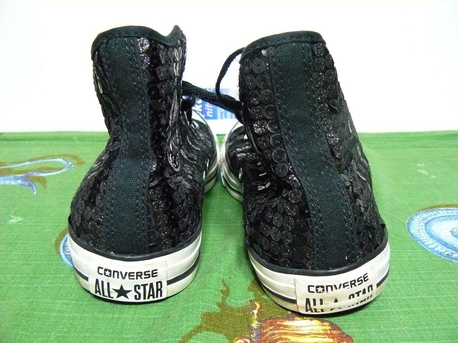 tramki CONVERSE 39 damskie cekiny