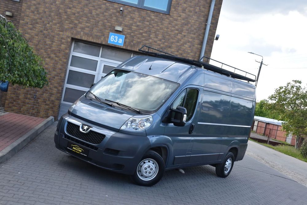 Peugeot Boxer L2H2  Gwarancja* Udokumentowany przebieg * Klima * L2H2 * Drabiniasty* Szary